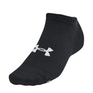NEW 5 Pack Under Armour Black 5 Pack Adult Small Unisex Essential Low Socks